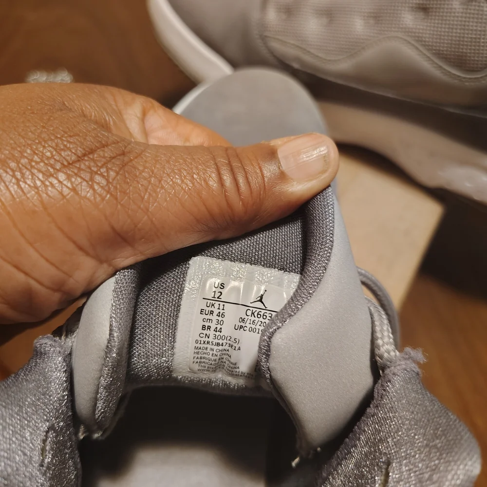 Jordan Gray Athletic Shoes